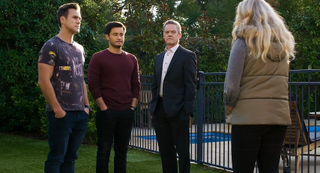 Neighbours, Aaron Brennan, David Tanaka, Paul Robinson, Jenna Donaldson