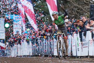 Elite Men - Hyde beats White to win third consecutive cyclo-cross stars-and-stripes jersey