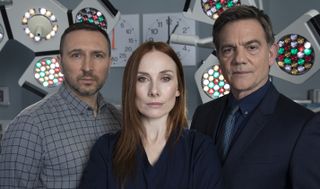 Fletch (Alex Walkinshaw), Jac (Rosie Marcel) & Guy (John Michie)