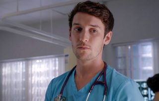Nic Jackman plays Cameron Dunn in Holby