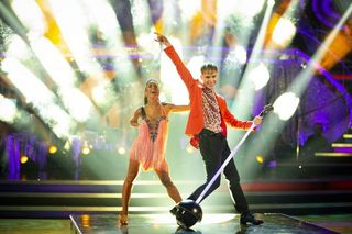 HRVY dancing on Strictly Come Dancing