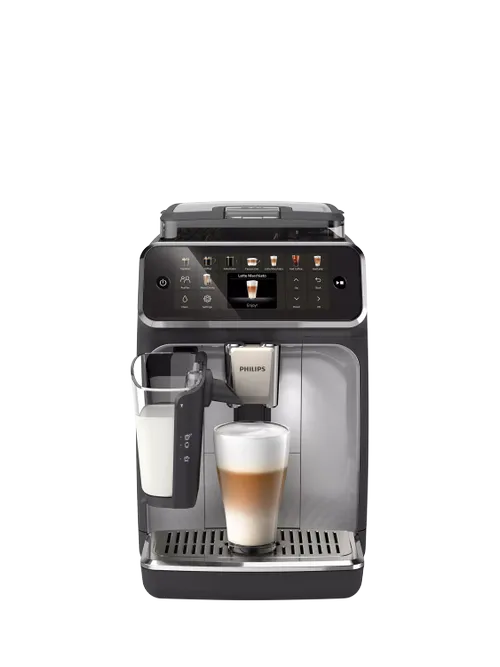 Philips 5500 Series Ep5546/70 Bean to Cup Coffee Machine Lattego Black, Silver