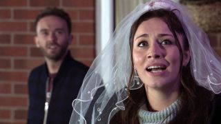 Coronation Street David and Shona re-enact their wedding