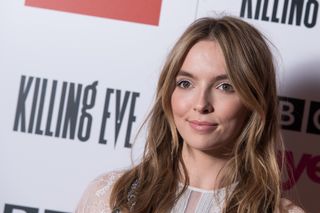 Jodie Comer attends the series two premier of Killing Eve
