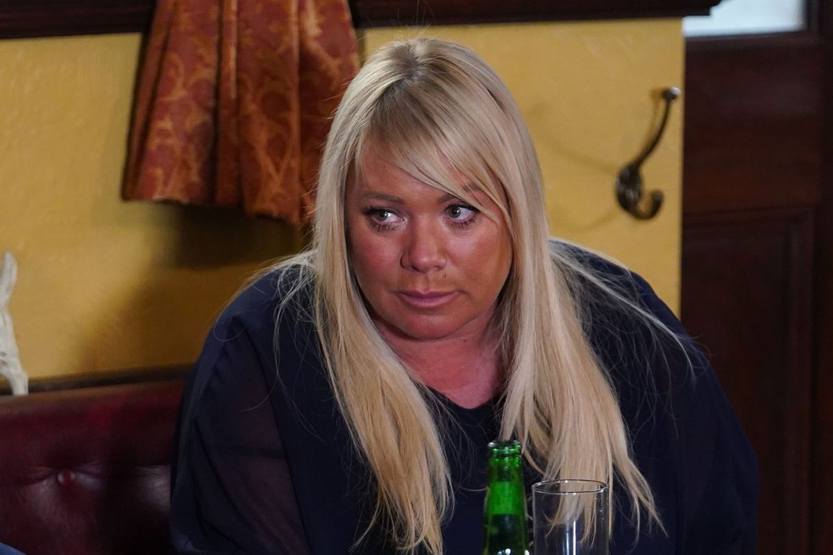 Sharon Mitchell and Callum Highway in EastEnders