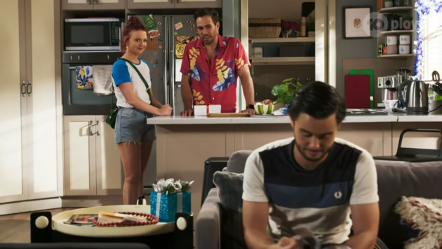 Neighbours, Nicolette Stone, Aaron Brennan, David Tanaka