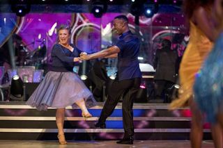 Strictly Caroline Quentin and Johannes Radebe