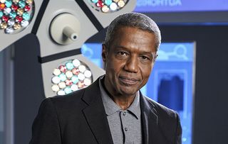 Hugh Quarshie plays Ric Griffin in Holby City