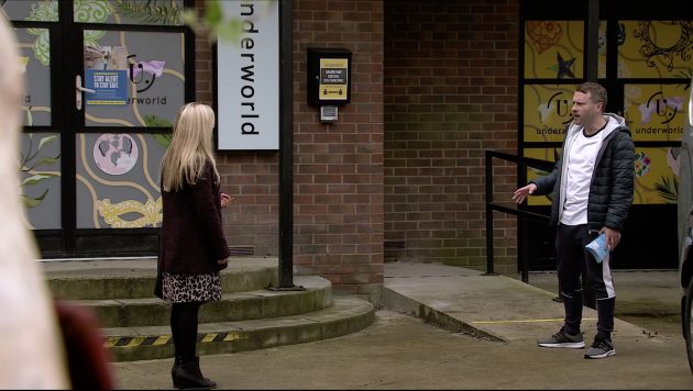 Sarah shouts at Paul, unaware Todd set him up!