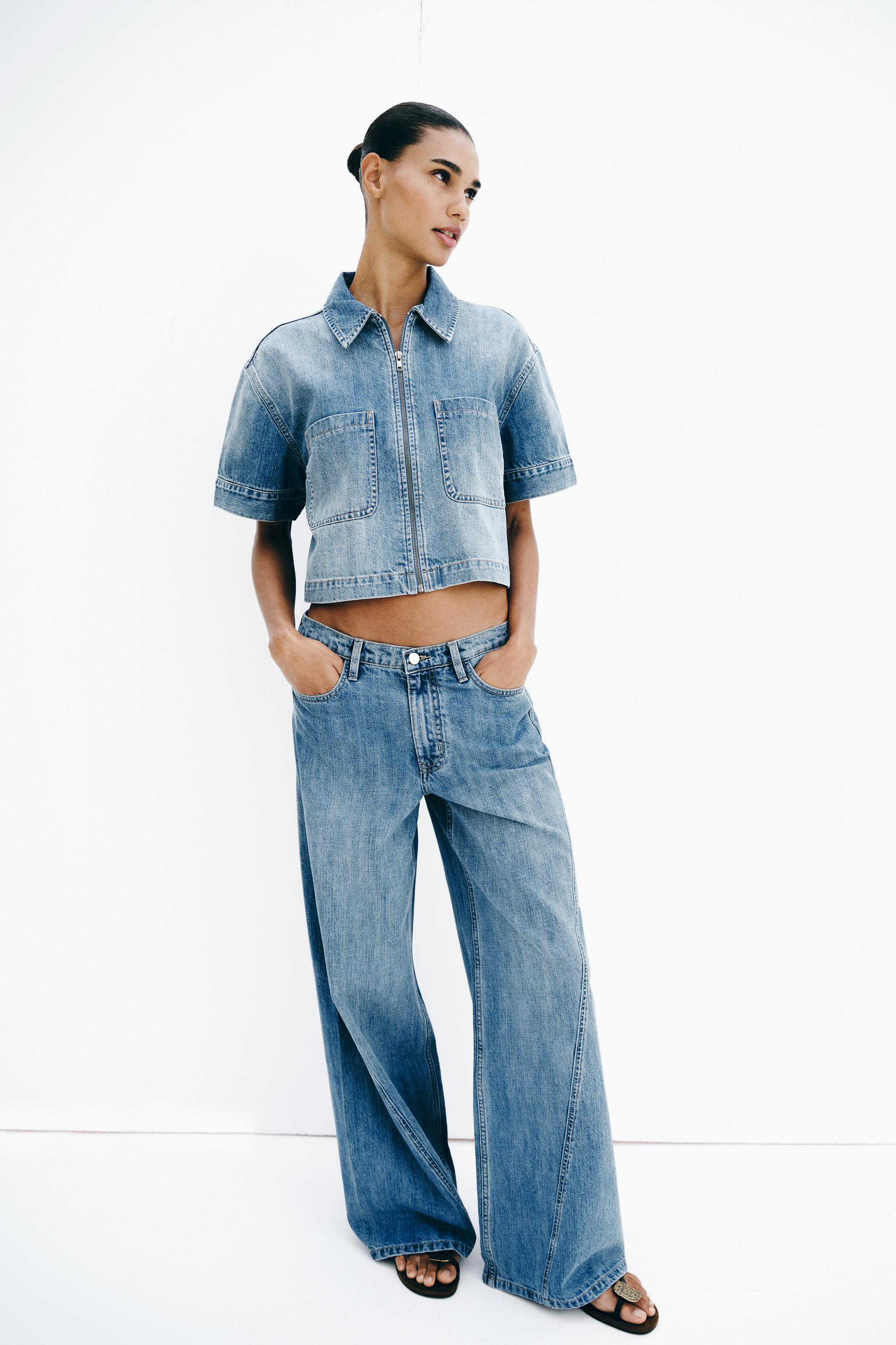 Z1975 Wide-Leg High-Waist Jeans