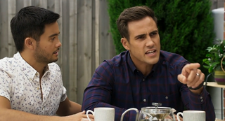 Neighbours, Aaron Brennan, David Tanaka