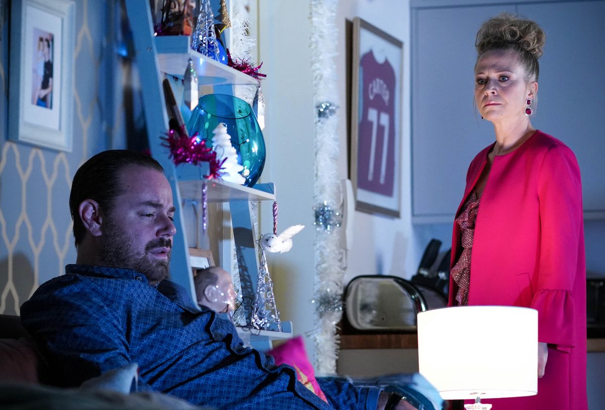 Linda Carter feels rejected by Mick Carter in EastEnders