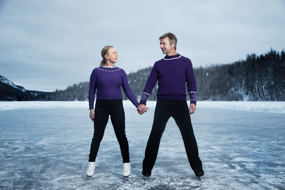 Torvill and Dean in Dancing on Thin Ice