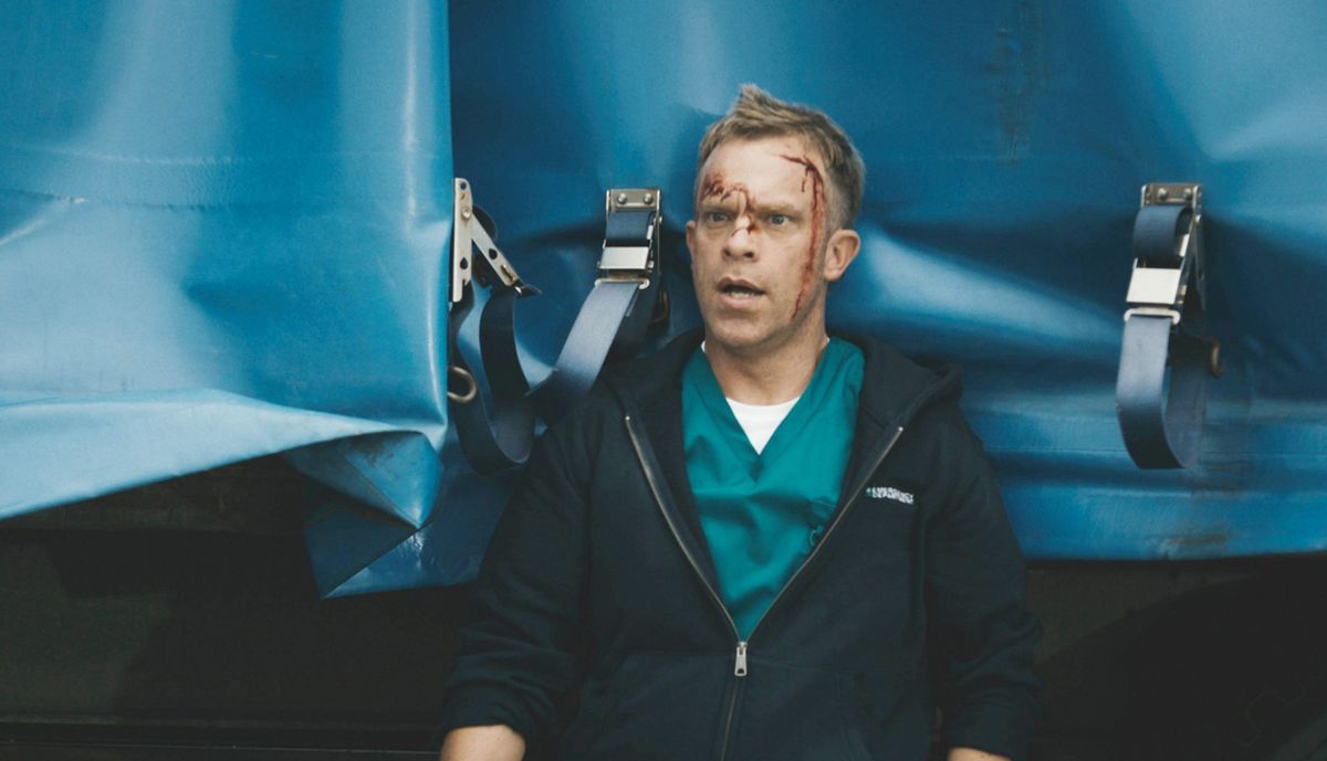 Dylan injured and in shock after a fatal crash in Casualty