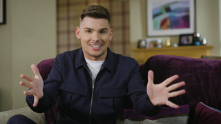 Kieron Richardson has been presenting Hollyoaks Favourites during lockdown (Picture: Lime Pictures)
