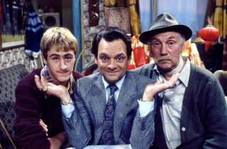 Rodney, Grandad and Del in Only Fools and Horses