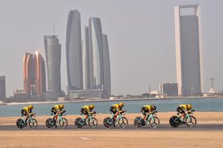Jumbo-Visma were super fast in the UAE Tour TTT