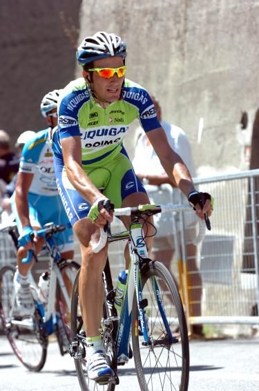 Ivan Basso (Liquigas) is in fine form in spite of his illness at the Tour de France