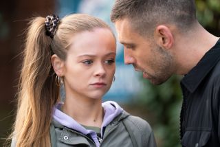 Juliet and Victor in Hollyoaks