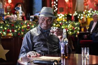 Patrick Trueman is back from Trinidad in EastEnders