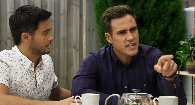 Neighbours, David Tanaka, Aaron Brennan