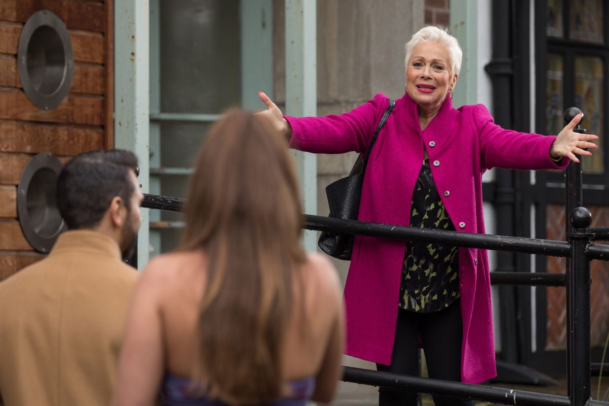 Week 3 Trish Minniver played by Denise Welch in Hollyoaks