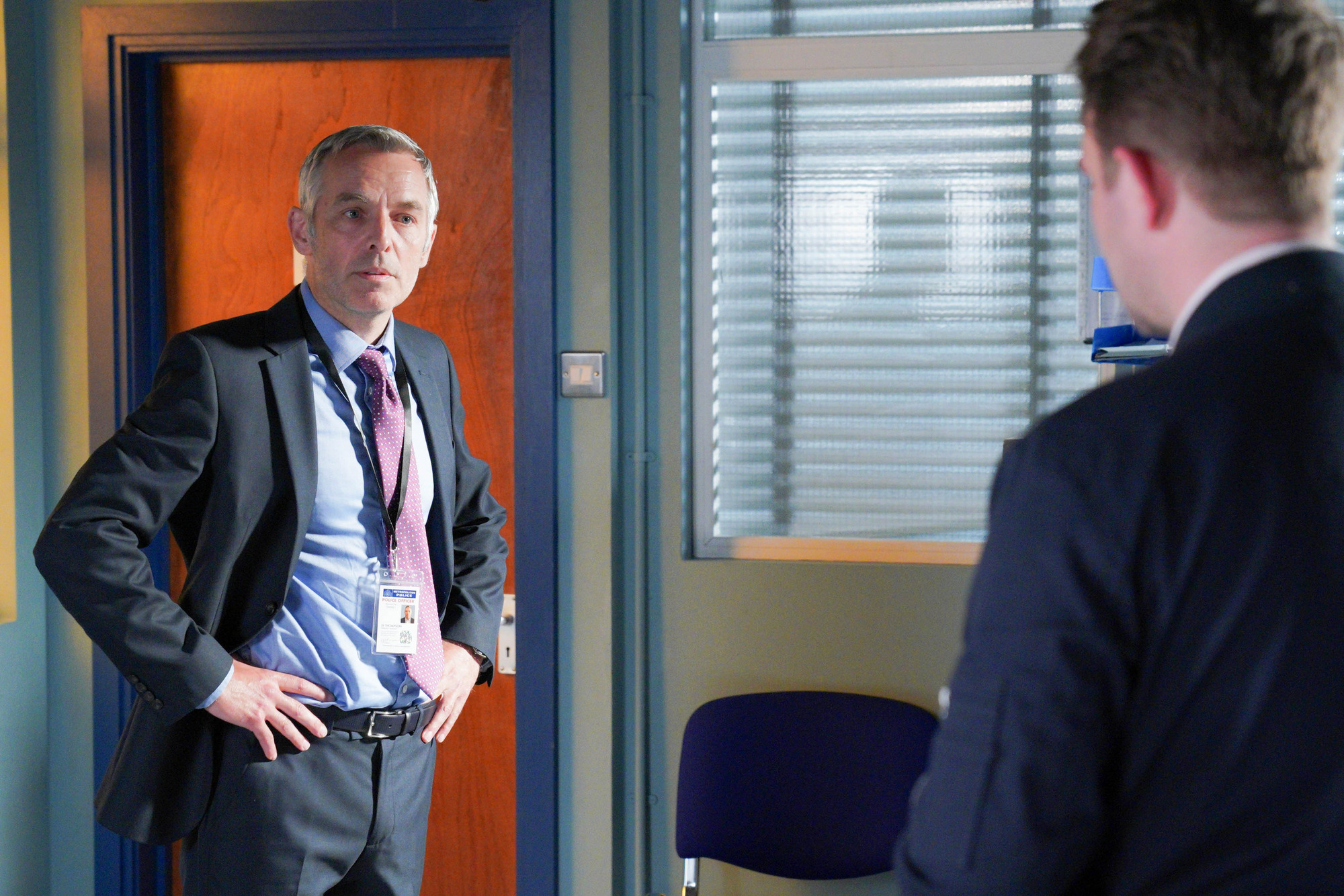 D.I. Thompson questions Callum in EastEnders