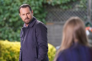 Mick is suspicious of Frankie in EastEnders