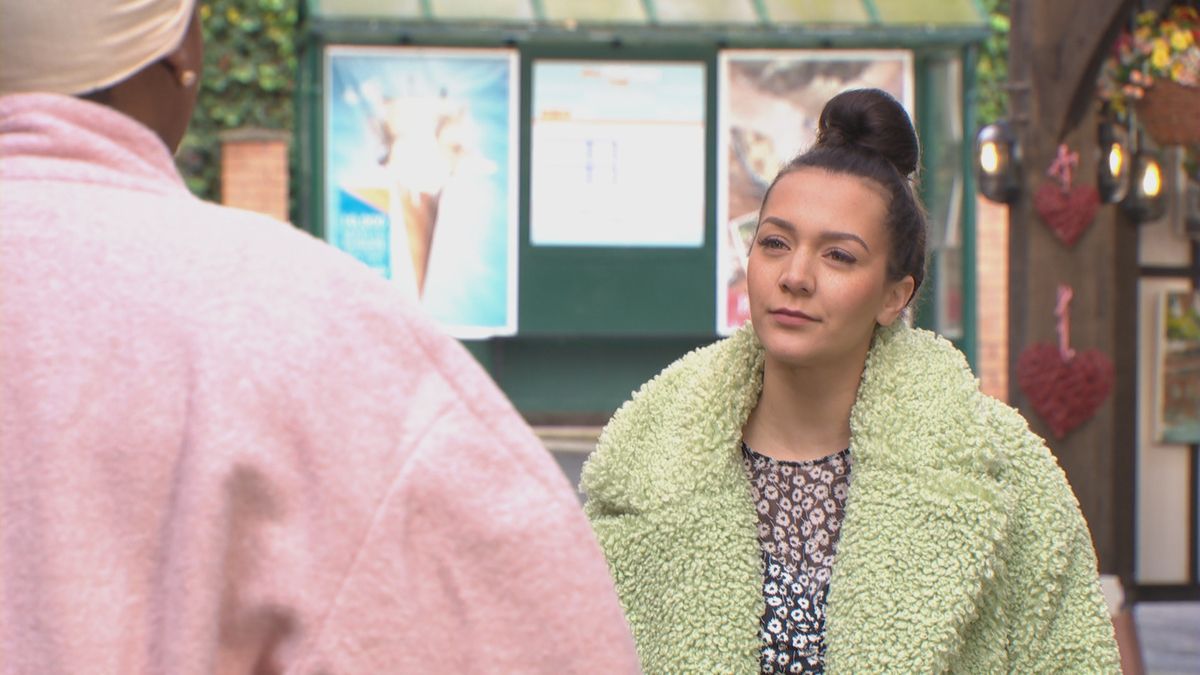 Celeste Faroe and Cleo McQueen in Hollyoaks