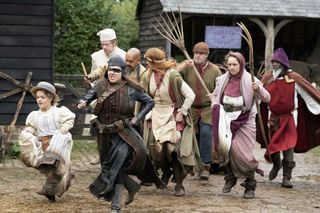 The Woman With No Name (Sheridan Smith) leads angry villagers