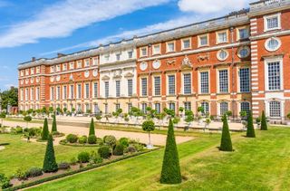Hampton Court Palace South Front and Privy Garden