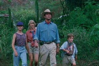Sam Neill and Laura Dern take the kids for a walk on the wild side