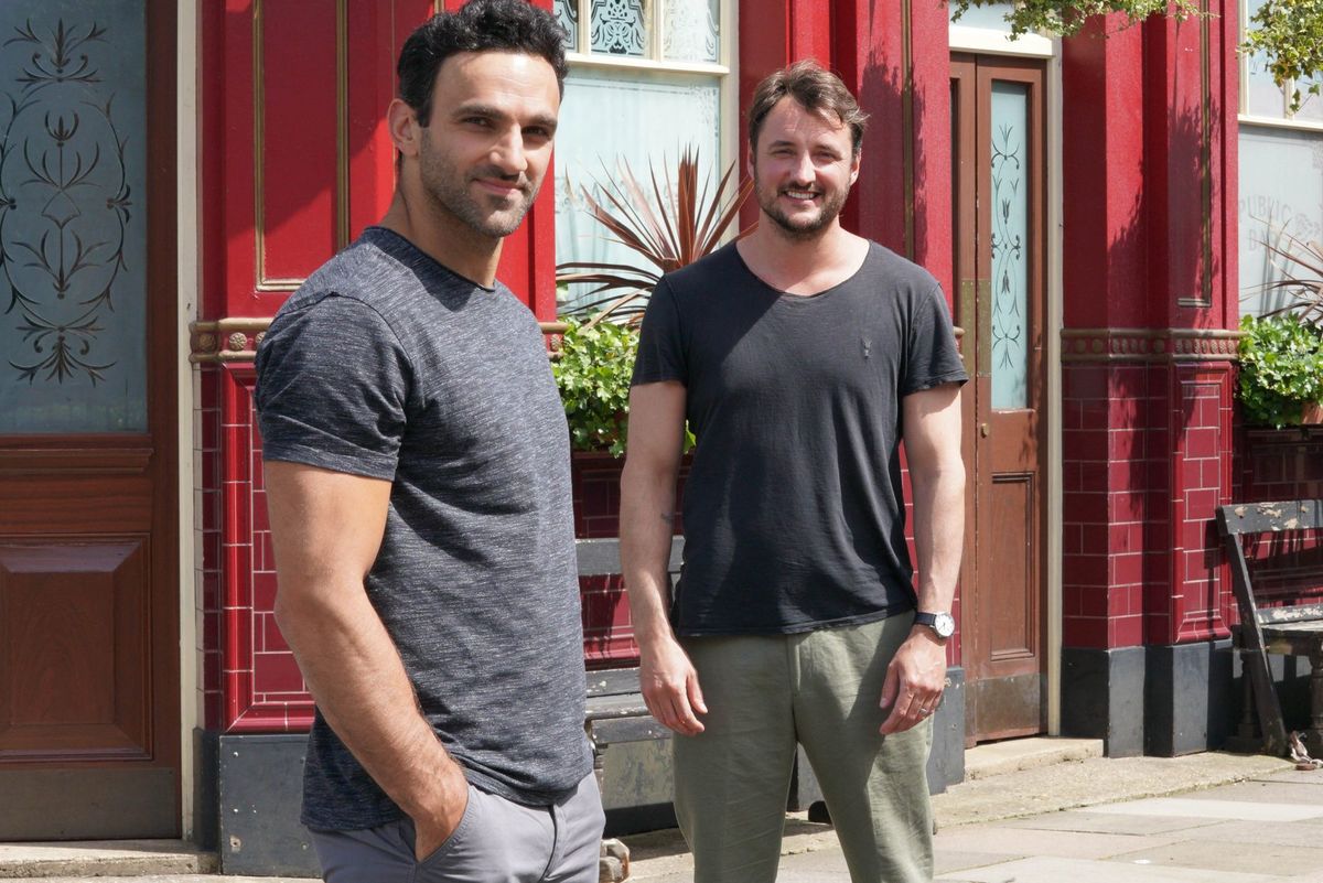 EastEnders Kush Kazemi and Martin Fowler