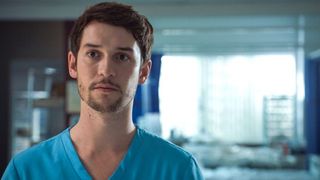 Nic Jackman is Cameron Dunn in Holby City
