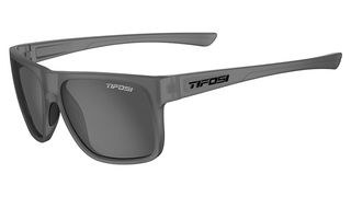 Tifosi Swick Sunglasses in grey on a white background