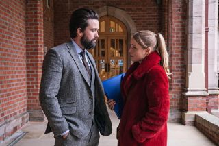 Emmett J Scanlan and Emily Reid as Michael and Ophelia in The Deceived