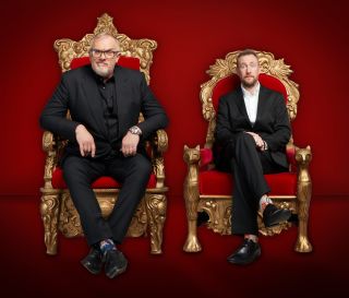 Taskmaster on channel 4 Greg Davies and Alex Horne