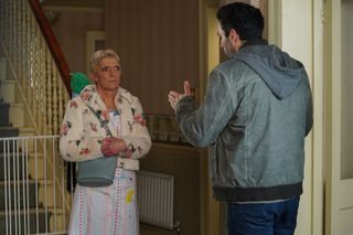 Kush Kazemi is worried about Jean's behaviour in EastEnders