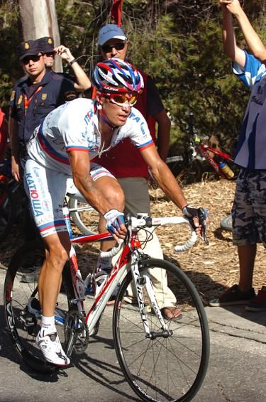 Russian National Champion Aleksandr Kolobnev (Team Katusha)