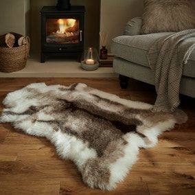 Reindeer Faux Fur Rug