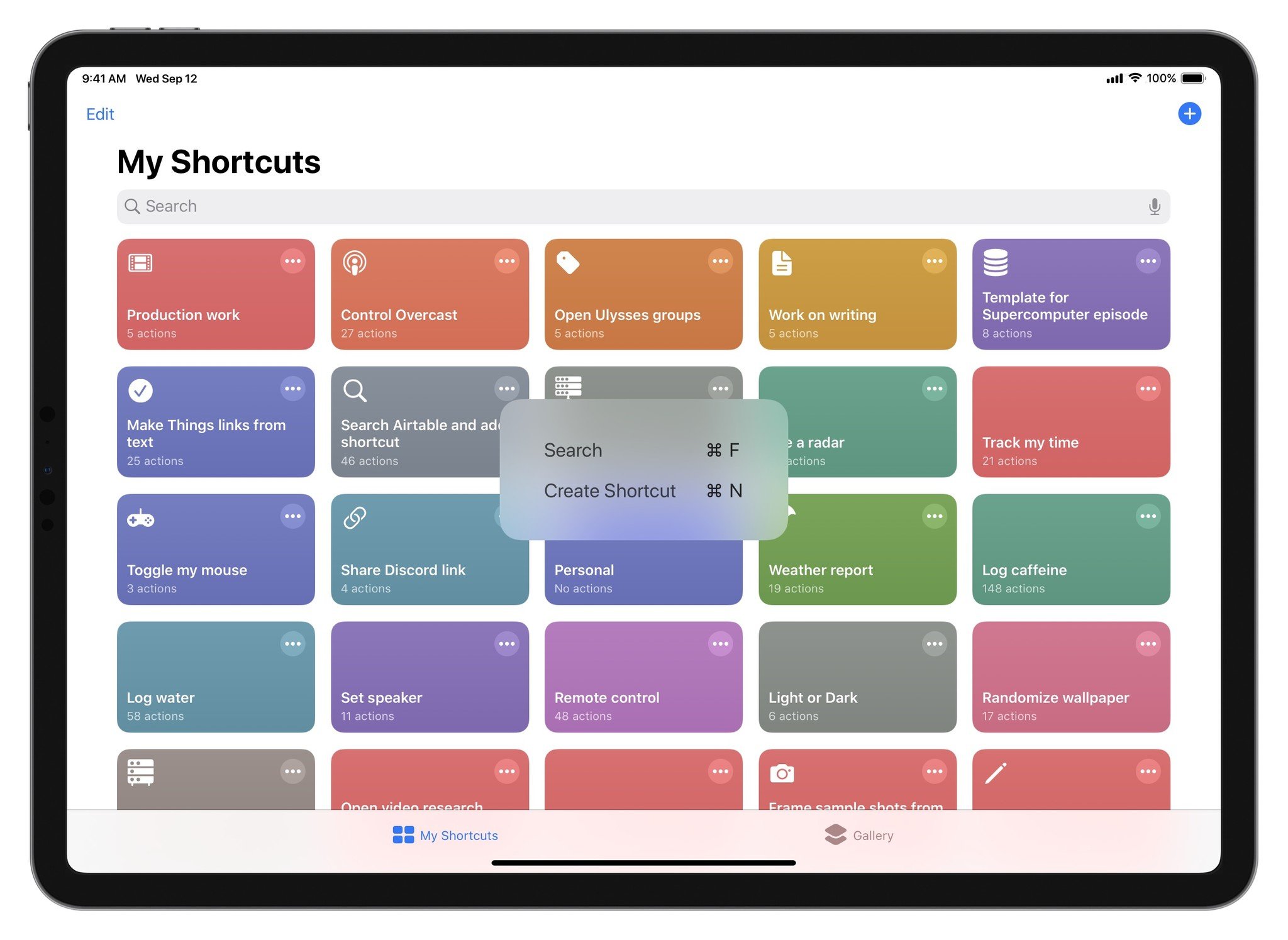 All The IPad Keyboard Shortcuts For Building Siri Shortcuts | IMore