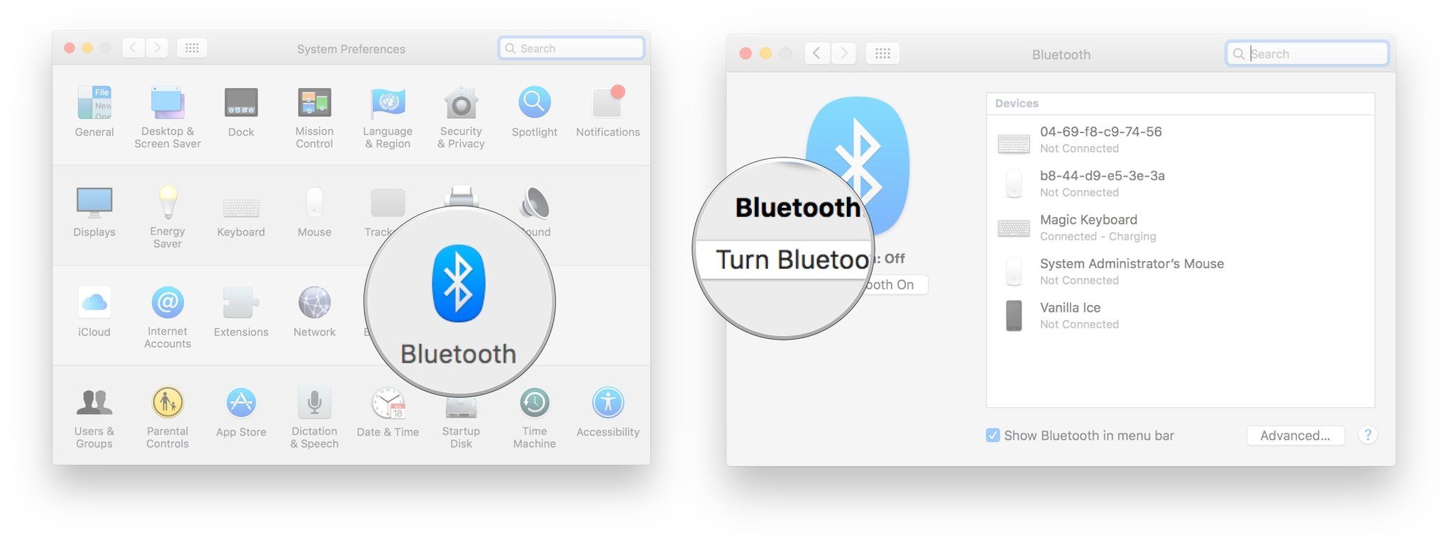 Включи bluetooth на кухне