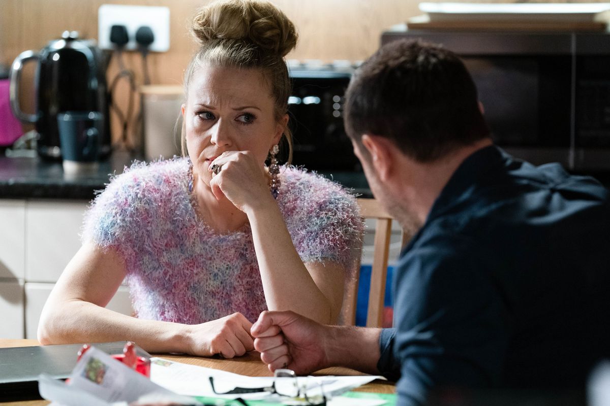 Linda Carter is having second thoughts in EastEnders