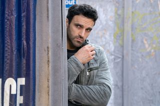 Kush Kazemi hands himself in, in EastEnders