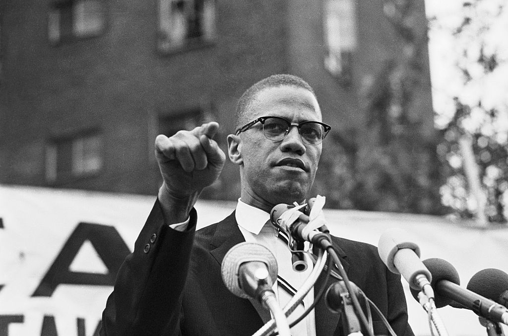Malcom X (crédito: Bettmann-Archiv).