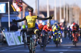 Dylan Groenewegen (LottoNL-Jumbo) wins Kuurne-Brussel-Kuurne 2018