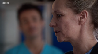 Essie and Raf in Holby City BBC