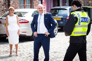 The police turn up on Tim and Sally's wedding day!