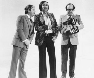 Des O'Connor with Morecambe and Wise