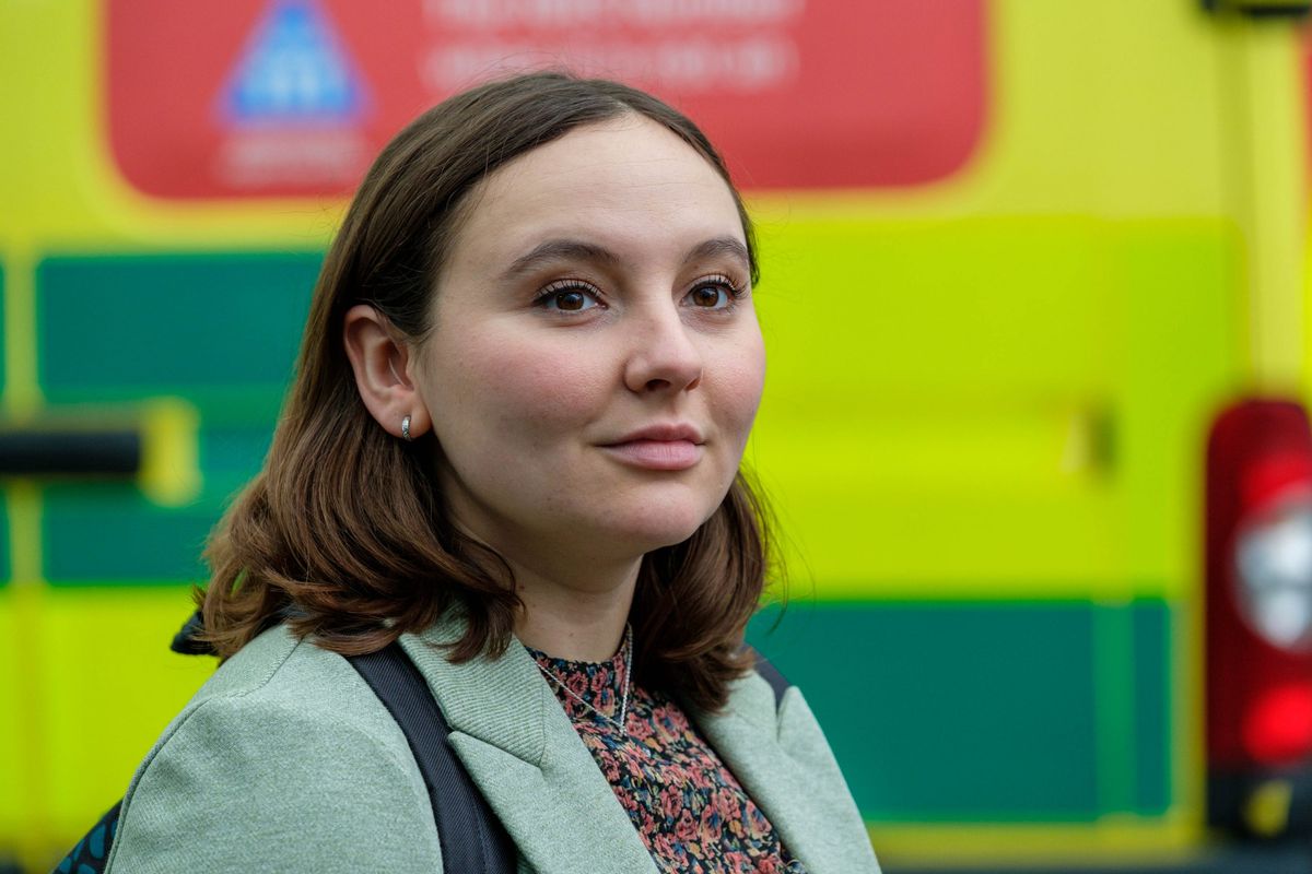 Gabriella Leon as nurse Jade on a fateful day for her family